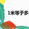 1米等于多少分米（2米等于多少分米）