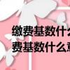 繳費基數什么意思是以后可以領的錢嗎?（繳費基數什么意思）
