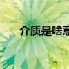 介質是啥意思（介質原因是什么意思）