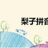 梨子拼音怎么寫的拼（梨子拼音）