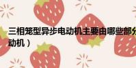 三相籠型異步電動機主要由哪些部分組成(三相籠型異步電動機)