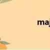majority（major翻譯）