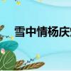 雪中情楊慶煌原唱視頻（雪中情楊慶煌）