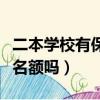 二本學校有保研名額嗎知乎（二本學校有保研名額嗎）
