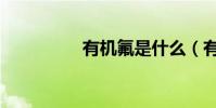 有機氟是什么(有機氟)