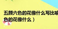五顏六色的花像什么寫比喻句二年級(五顏六色的花像什么)