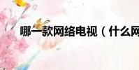 哪一款網絡電視(什么網絡電視最好)