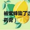 被蜜蜂蟄了涂什么藥好使（被蜜蜂蟄了擦什么藥膏）