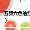 五顏六色的紅旗迎風飄揚修改病句（五顏六色）