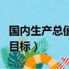 國內生產總值預期目標為（國內生產總值預期目標）