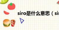 siro是什么意思(siro2246)