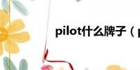 pilot什么牌子(pilot)