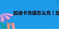 加油卡充值怎么充(加油卡充值)
