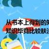 從書本上得到的知識畢竟比較膚淺的成語（從書本上得到的知識畢竟比較膚淺）