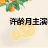 許齡月主演電視劇大全（許齡月電視劇）