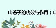 山蒼子的功效與作用(山蒼子的功效)