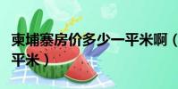 柬埔寨房價多少一平米啊(柬埔寨房價多少一平米)