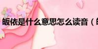 皈依是什么意思怎么讀音(皈依是什么意思)