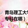 青島理工大學有專科嗎2020（青島理工大學專科在哪）