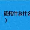 徒托什么什么成語大全四個字（徒托什么什么）