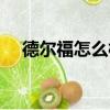 德爾福怎么樣值得買嗎（德爾福怎么樣）