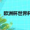歐洲杯世界杯幾年一次（世界杯幾年一次）