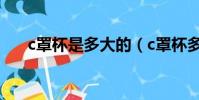 c罩杯是多大的(c罩杯多大什么手感)