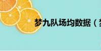 夢九隊場均數據(夢九隊)