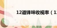 12道鋒味收視率(12道峰味)