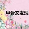 甲骨文發現于哪個朝代（甲骨文發現于）