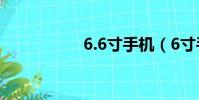 6.6寸手機(6寸手機)