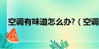 空調有味道怎么辦?(空調有味道怎么辦)