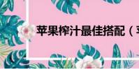 蘋果榨汁最佳搭配(蘋果榨汁)
