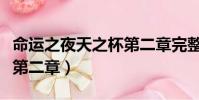 命運之夜天之杯第二章完整(命運之夜天之杯第二章)