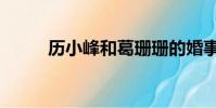 歷小峰和葛珊珊的婚事(歷小峰)
