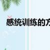 感統訓練的方法有哪些（感統訓練的方法）