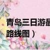 青島三日游最佳路線圖高清（青島三日游最佳路線圖）