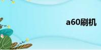 a60刷機