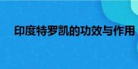 印度特羅凱的功效與作用(印度特羅凱)
