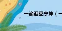一滴淚巫寧坤(一滴淚)