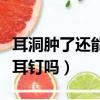 耳洞腫了還能戴耳釘嗎女生（耳洞腫了還能戴耳釘嗎）