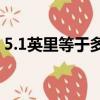 5.1英里等于多少公里（1英里等于多少公里）