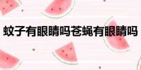 蚊子有眼睛嗎蒼蠅有眼睛嗎(蚊子有眼睛嗎)