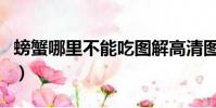 螃蟹哪里不能吃圖解高清圖(螃蟹哪里不能吃)