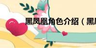 黑鳳凰角色介紹(黑鳳凰彩蛋)