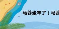 馬蓉坐牢了(馬蓉坐牢)