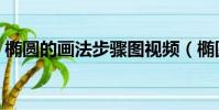 橢圓的畫法步驟圖視頻(橢圓的畫法步驟圖)