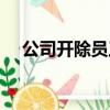公司開除員工最新規定（公司開除員工）
