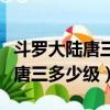 斗羅大陸唐三多少級成為封號斗羅（斗羅大陸唐三多少級）