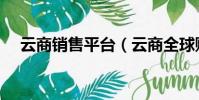 云商銷售平臺(云商全球購物分銷平臺)
